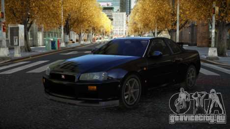 Nissan Skyline R34 Wucweraye для GTA 4