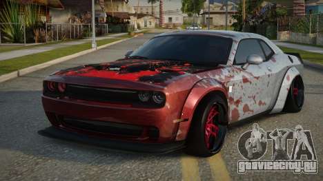 Dodge Challenger Hellcat Leyky для GTA San Andreas