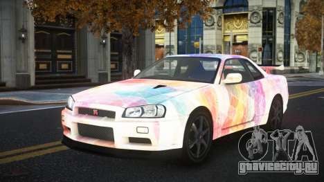 Nissan Skyline R34 Gaselly S12 для GTA 4
