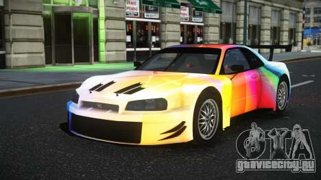 Nissan Skyline R34 Jagrao S12 для GTA 4