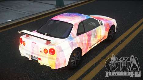 Nissan Skyline R34 Gaselly S12 для GTA 4