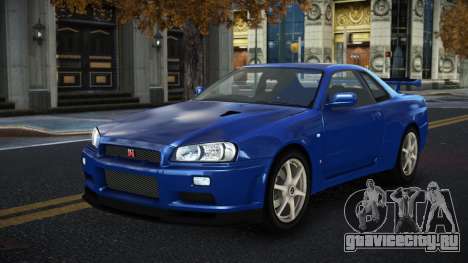 Nissan Skyline R34 Gaselly для GTA 4