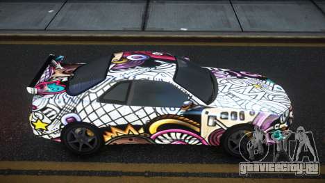 Nissan Skyline R34 Gaselly S8 для GTA 4