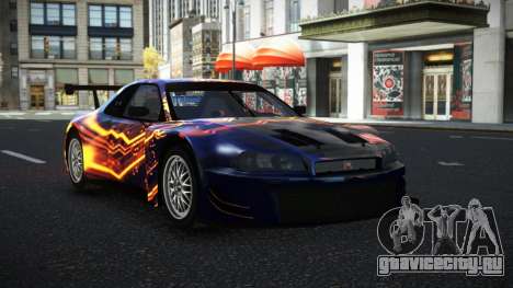 Nissan Skyline R34 Jagrao S7 для GTA 4