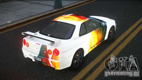 Nissan Skyline R34 Gaselly S9 для GTA 4
