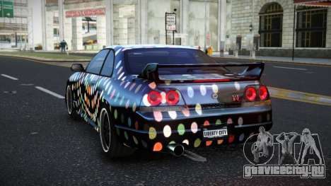 Nissan Skyline R33 Hacoley S2 для GTA 4