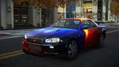 Nissan Skyline R34 Gaselly S7 для GTA 4