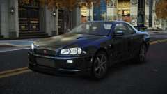 Nissan Skyline R34 Gaselly S14 для GTA 4
