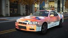Nissan Skyline R34 Gaselly S5 для GTA 4
