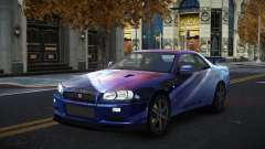 Nissan Skyline R34 Gaselly S6 для GTA 4