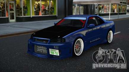 Nissan Skyline R34 Mero для GTA 4