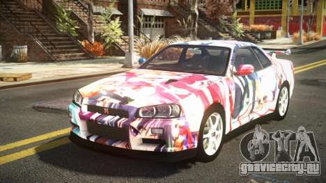 Nissan Skyline R34 Nehgan S2 для GTA 4