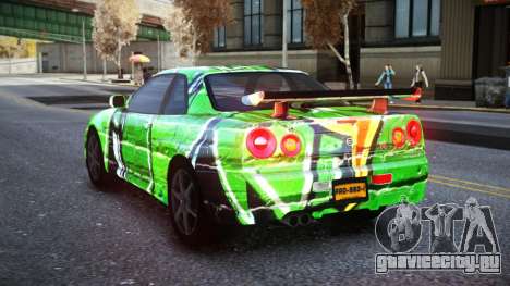 Nissan Skyline R34 Owyna S1 для GTA 4