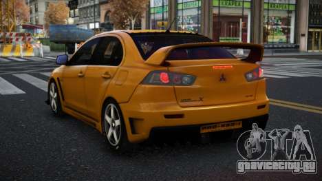 Mitsubishi Lancer Evolution X Jigwus для GTA 4