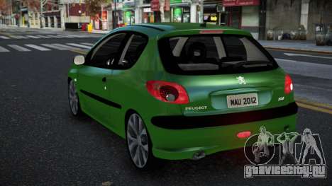 Peugeot 206 Kiwkir для GTA 4