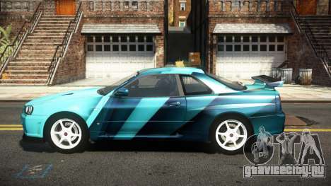 Nissan Skyline R34 Nehgan S3 для GTA 4