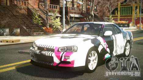 Nissan Skyline R34 Nehgan S10 для GTA 4