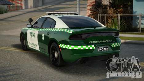 Dodge Charger De Carabineros De Chile для GTA San Andreas