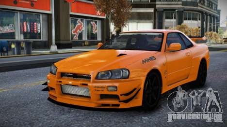 Nissan Skyline R34 Getasonor для GTA 4