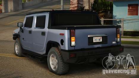Hummer H2 Sut 2006 Cristales Negros для GTA San Andreas