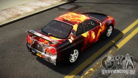 Nissan Skyline R34 Nehgan S9 для GTA 4