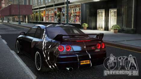 Nissan Skyline R33 Risic S6 для GTA 4