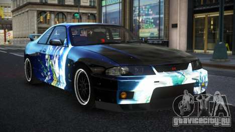 Nissan Skyline R33 Risic S11 для GTA 4