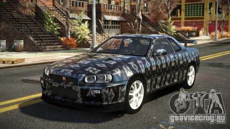 Nissan Skyline R34 Nehgan S6 для GTA 4