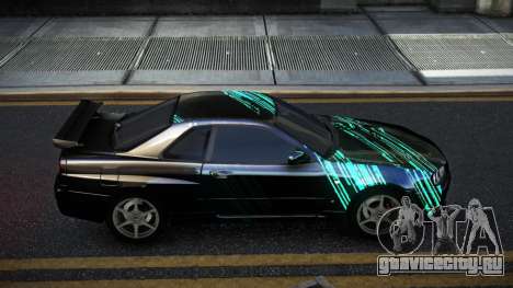 Nissan Skyline R34 Calosca S1 для GTA 4