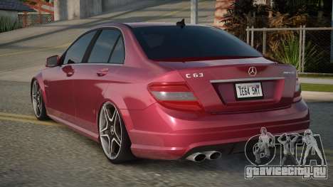 Mercedes-Benz C63 AMG 10th для GTA San Andreas