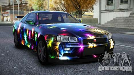 Nissan Skyline R34 Owyna S2 для GTA 4