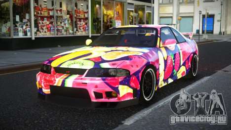Nissan Skyline R33 Risic S2 для GTA 4