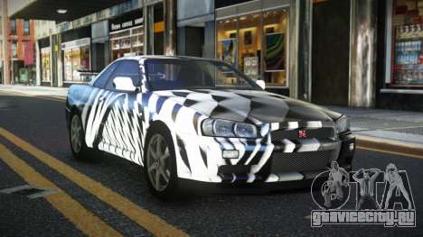 Nissan Skyline R34 Calosca S3 для GTA 4