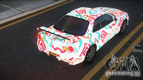 Nissan Skyline R34 Calosca S8 для GTA 4