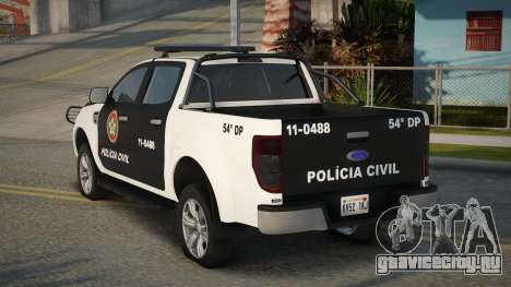Ford Ranger 2018 PCERJ для GTA San Andreas