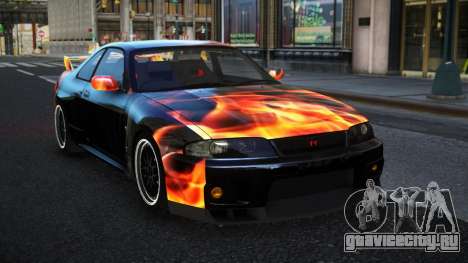 Nissan Skyline R33 Risic S12 для GTA 4