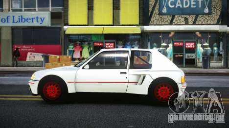 Peugeot 205 Jisafuvoc для GTA 4