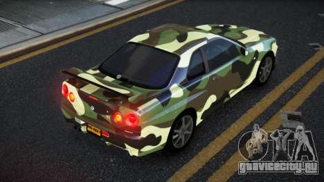 Nissan Skyline R34 Calosca S11 для GTA 4