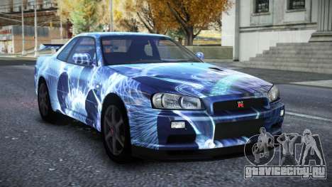Nissan Skyline R34 Owyna S3 для GTA 4