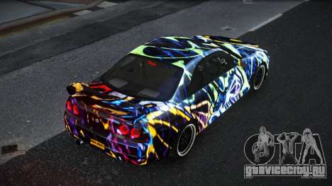 Nissan Skyline R33 Risic S10 для GTA 4
