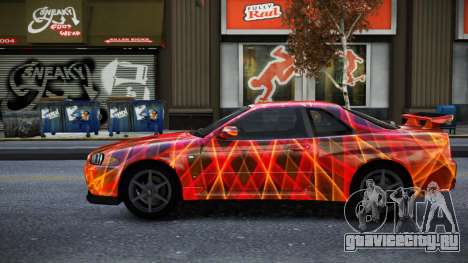 Nissan Skyline R34 Owyna S13 для GTA 4
