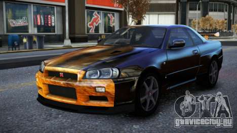 Nissan Skyline R34 Owyna S7 для GTA 4