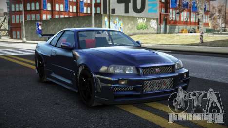 Nissan Skyline R34 Iwuq для GTA 4