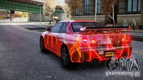 Nissan Skyline R34 Owyna S13 для GTA 4