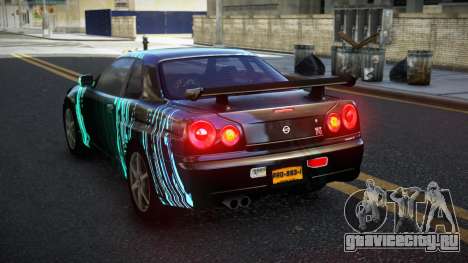 Nissan Skyline R34 Calosca S1 для GTA 4
