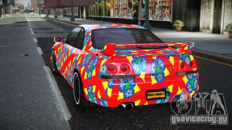 Nissan Skyline R33 Risic S1 для GTA 4
