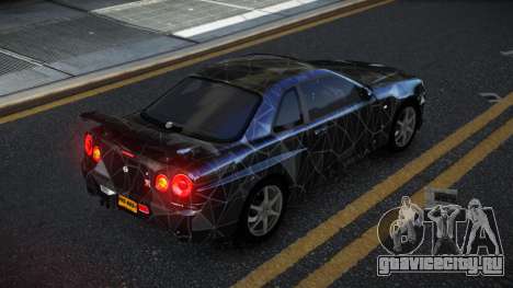 Nissan Skyline R34 Calosca S4 для GTA 4