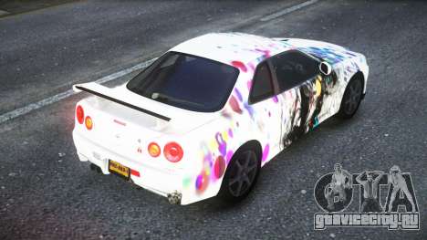 Nissan Skyline R34 Owyna S11 для GTA 4