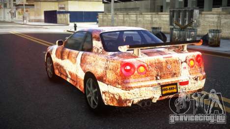Nissan Skyline R34 Calosca S6 для GTA 4