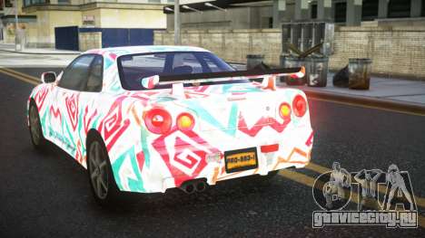 Nissan Skyline R34 Calosca S8 для GTA 4